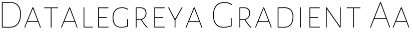 Datalegreya Gradient font