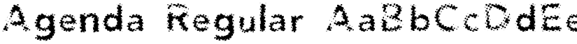 Agenda Regular font