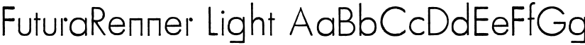FuturaRenner Light font