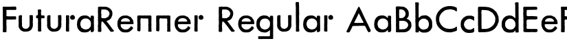 FuturaRenner Regular font