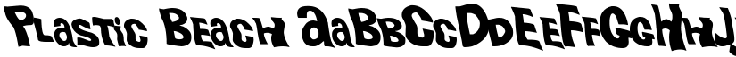 Plastic Beach font