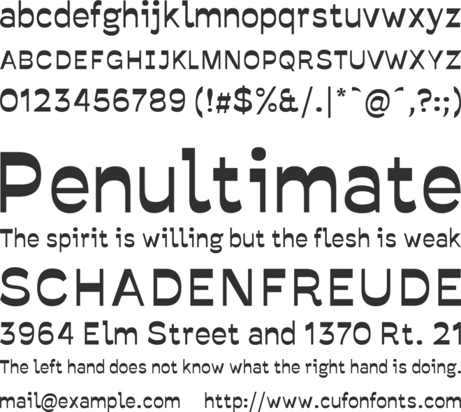 Savate font preview