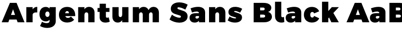 Argentum Sans Black font