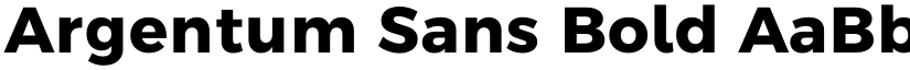 Argentum Sans Bold font