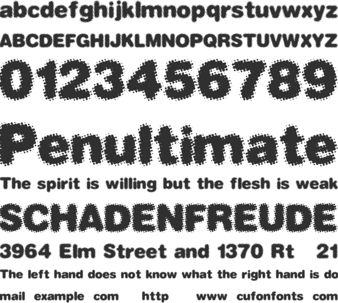 Dephunked BRK font preview