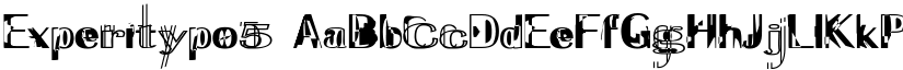 Experitypo5 font
