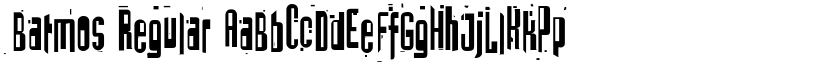 Batmos Regular font