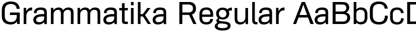 Grammatika Regular font
