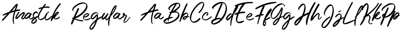 Anastik font download