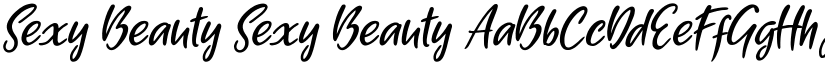Sexy Beauty Sexy Beauty font