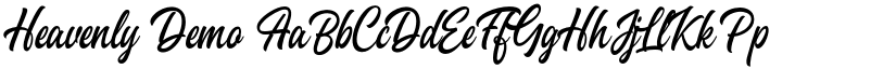 Heavenly Demo font