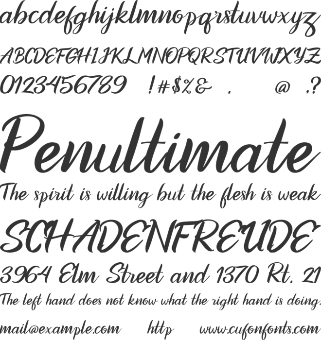 Ottoman font preview