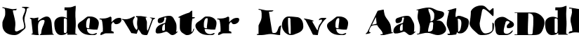 Underwater Love font