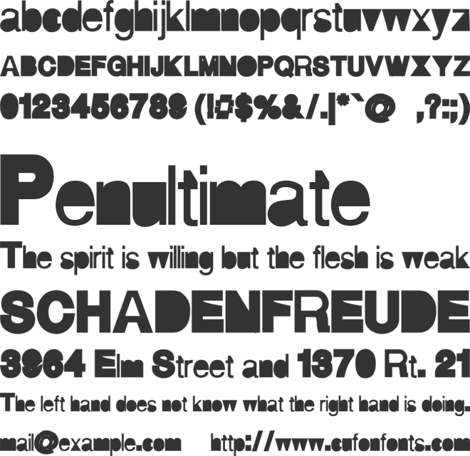 AI Hellvertigo font preview