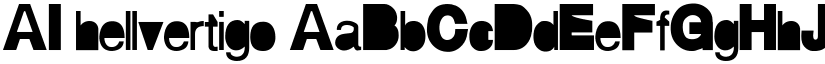 AI hellvertigo font