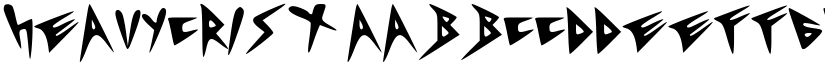 HEAVYCRIST font