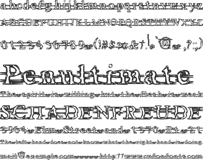 Are you awake, Neo? font preview