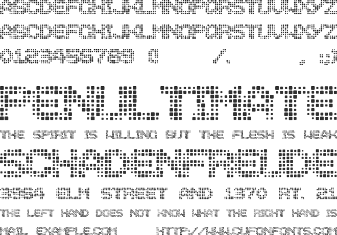 Medication Needed font preview