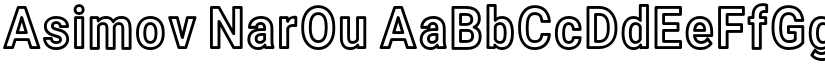 Asimov NarOu font