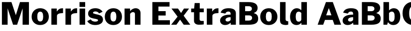 Morrison ExtraBold font