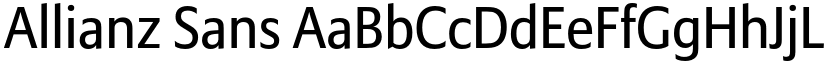 Allianz Sans font