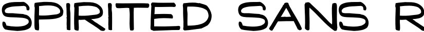 Spirited Sans Regular font