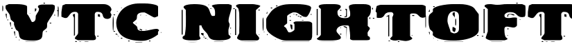 VTC NightOfTheDrippyLowCaps font