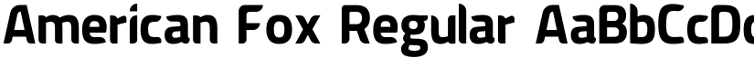American Fox Regular font