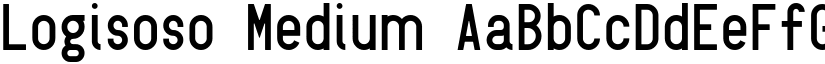 Logisoso Medium font
