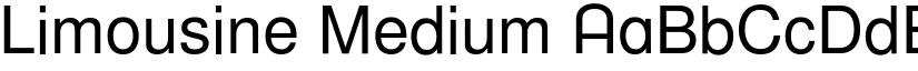 Limousine Medium font