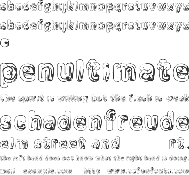 Manenschijn 02 font preview