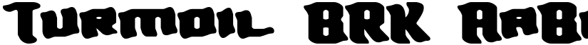 Turmoil BRK font