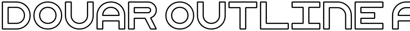 Douar Outline font