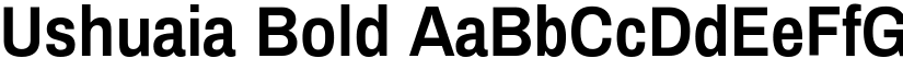 Ushuaia Bold font