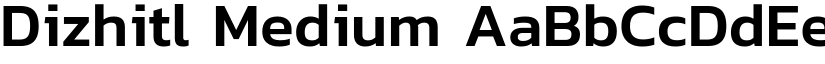 Dizhitl Medium font