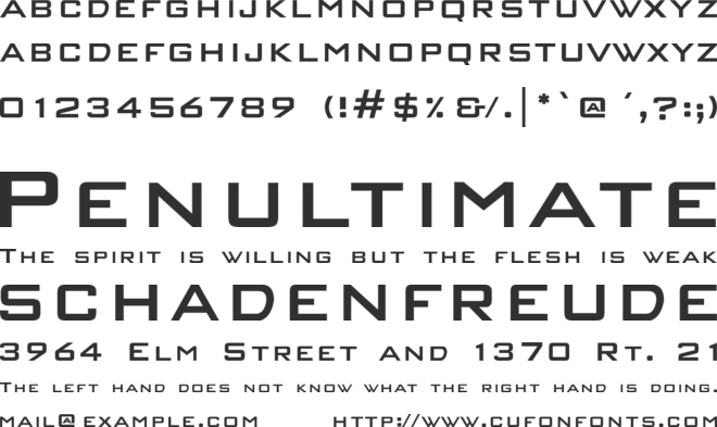 NEW ACADEMY font preview