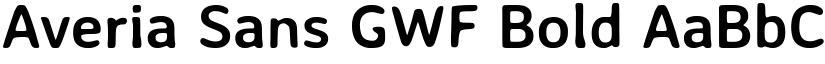Averia Sans GWF Bold font