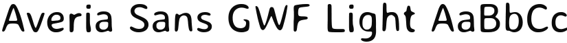 Averia Sans GWF font download