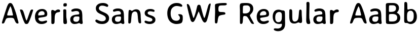 Averia Sans GWF Regular font