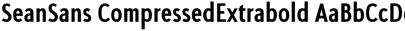 SeanSans CompressedExtrabold font