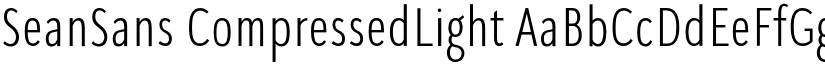 SeanSans CompressedLight font