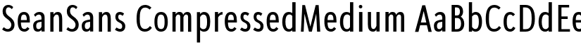 SeanSans CompressedMedium font