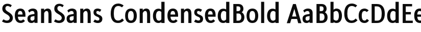 SeanSans CondensedBold font