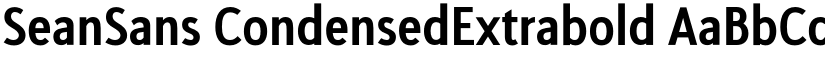 SeanSans CondensedExtrabold font