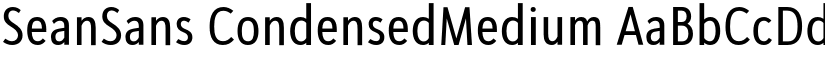 SeanSans CondensedMedium font