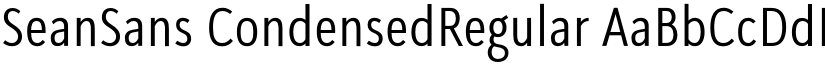 SeanSans CondensedRegular font
