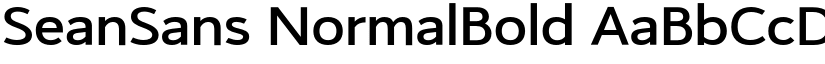 SeanSans NormalBold font