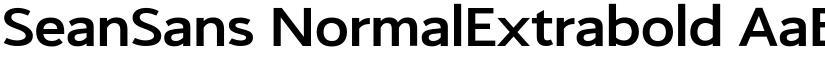 SeanSans NormalExtrabold font