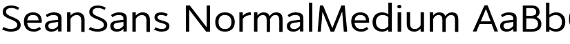 SeanSans NormalMedium font