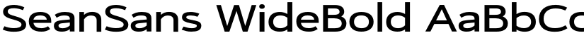 SeanSans WideBold font